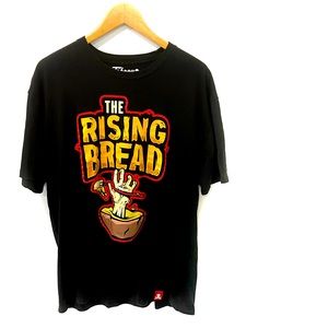 Barely used XL Johnny Cupcakes “Fear the Rising Bread” mens shirt